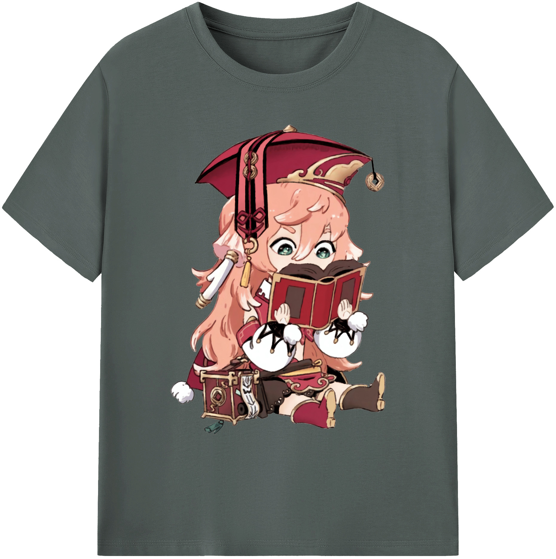 げんし神 ヤンフェイ genshin Yanfei 綿100％ メンズ半袖Tシャツ｜肌触りやわらか＆通気性